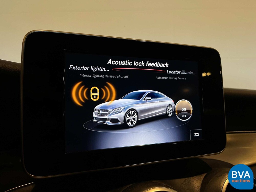 2017 Mercedes-Benz C180 Coupé AMG C-Klasse 156pk, G-955-VT.