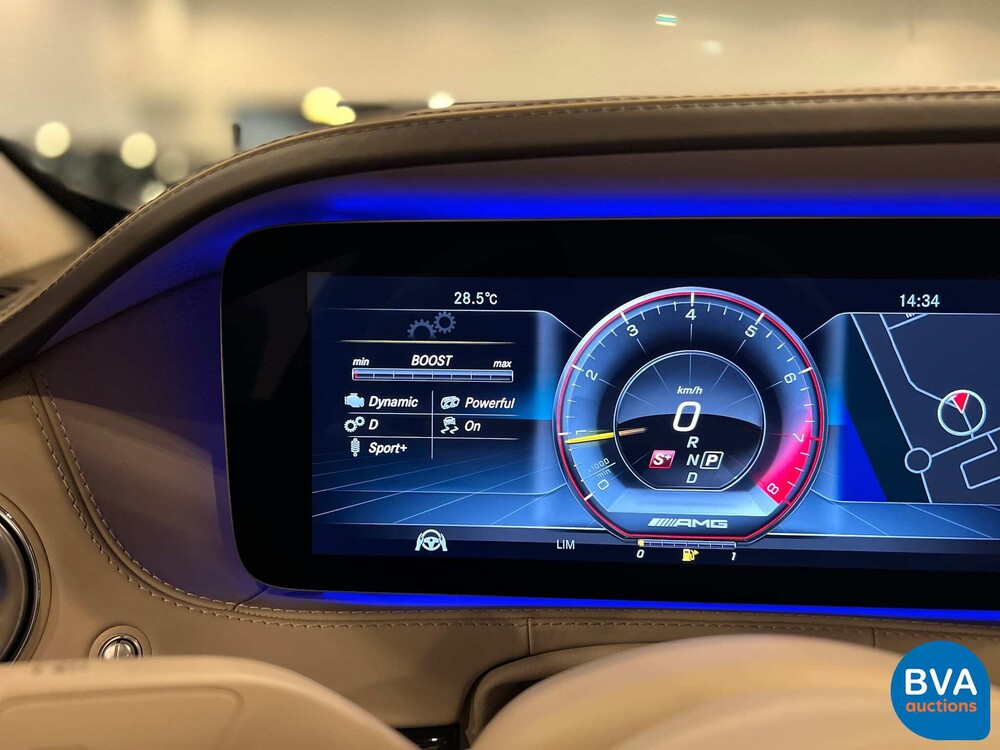 Mercedes-Benz S63 Lang AMG 4Matic+ S-Klasse 612PS 2018 FACELIFT -Org. NL-, TJ-542-H.