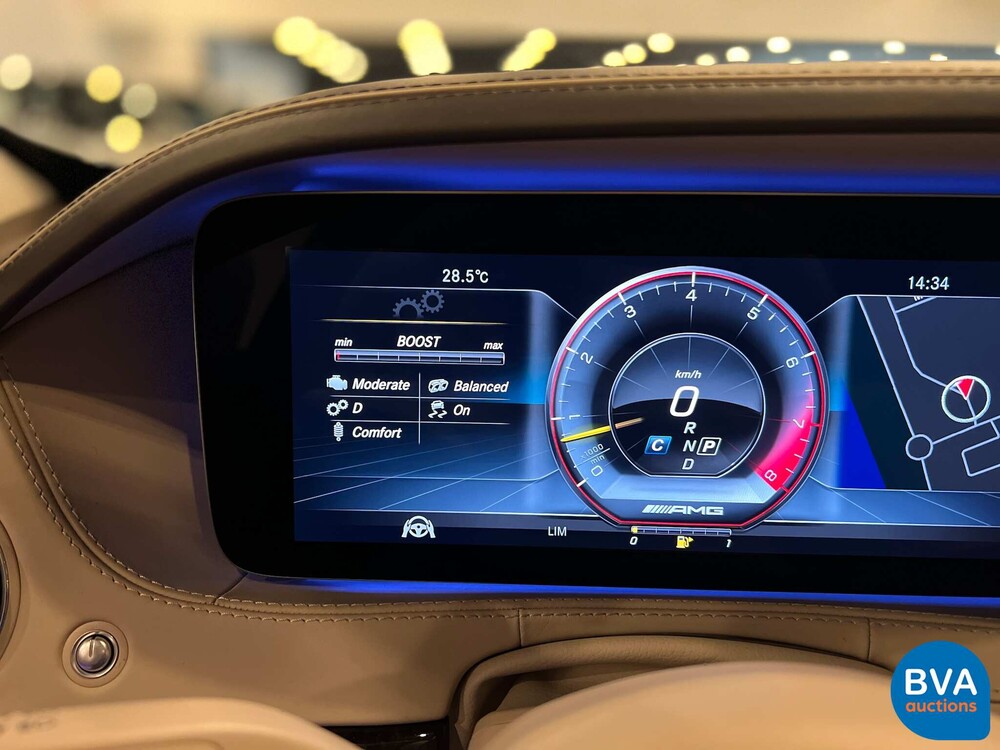 Mercedes-Benz S63 Lang AMG 4Matic+ S-Klasse 612PS 2018 FACELIFT -Org. NL-, TJ-542-H.