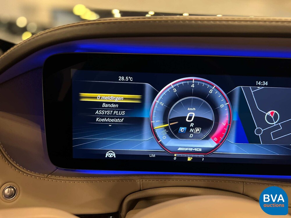 Mercedes-Benz S63 Lang AMG 4Matic+ S-Klasse 612PS 2018 FACELIFT -Org. NL-, TJ-542-H.