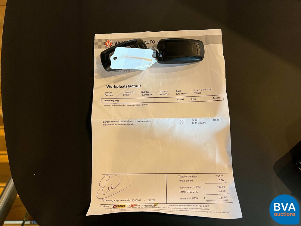 BMW 116i 1 Series 1.6 136hp 2012 -Org NL-, 56-XKZ-3.