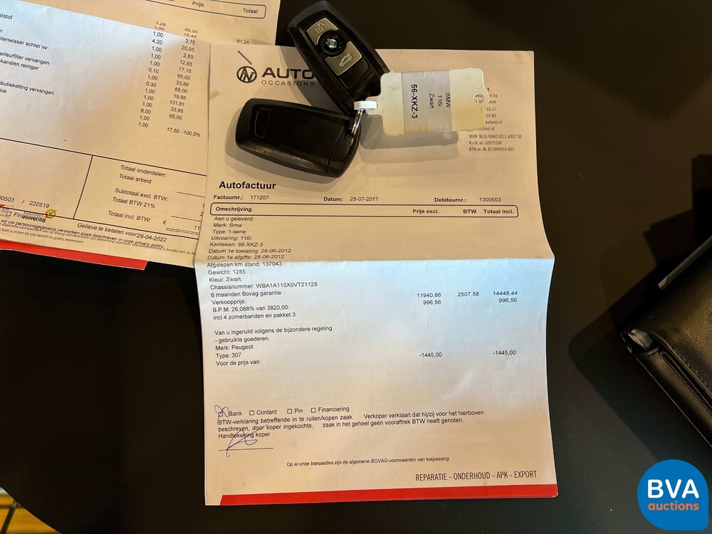 BMW 116i 1 Series 1.6 136hp 2012 -Org NL-, 56-XKZ-3.
