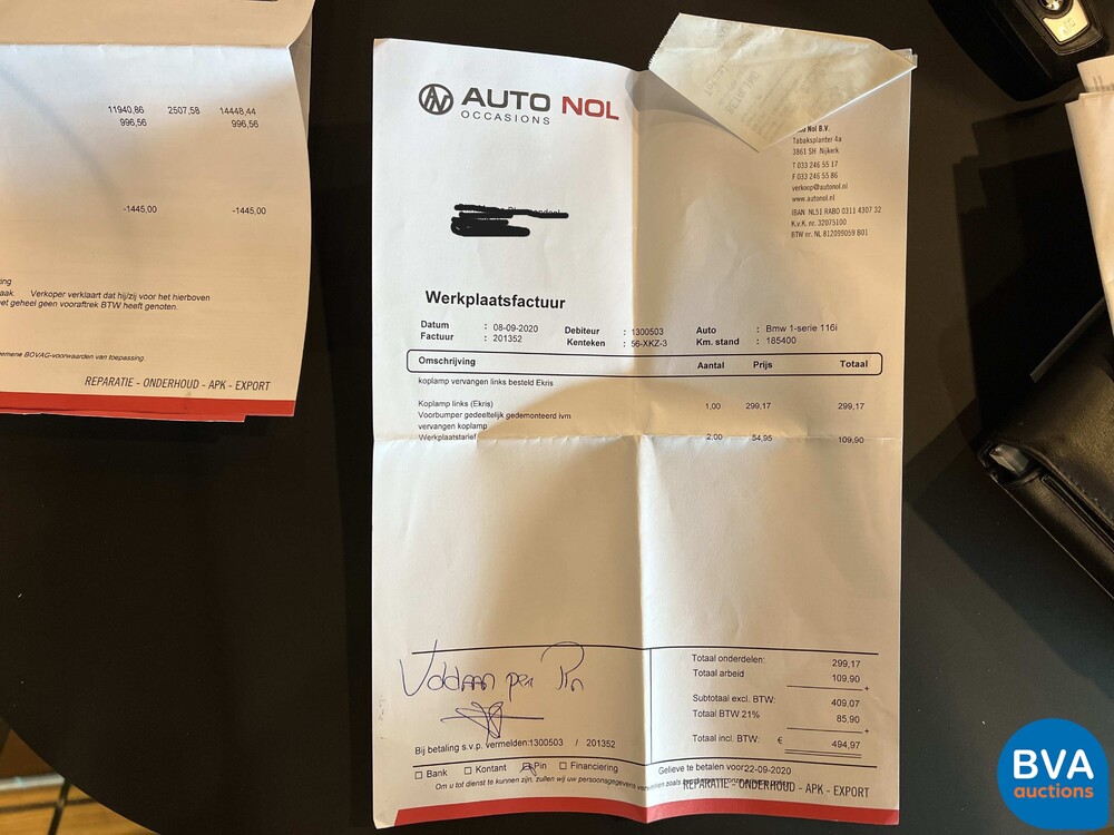 BMW 116i 1 Series 1.6 136hp 2012 -Org NL-, 56-XKZ-3.