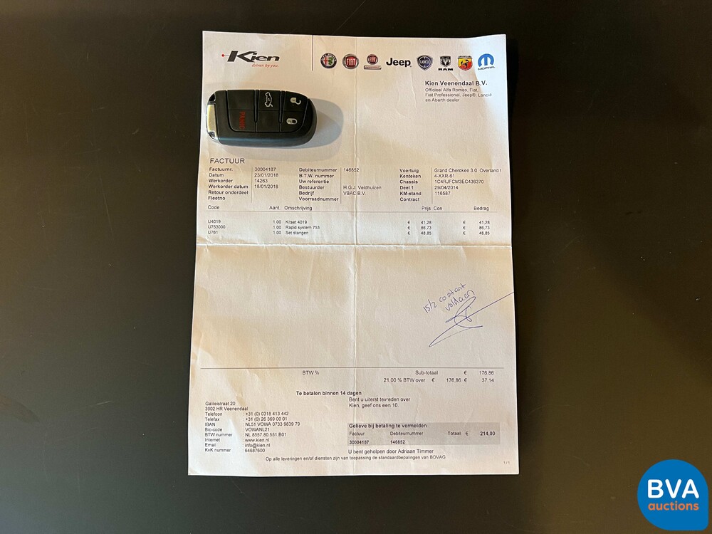 Jeep Grand Cherokee 3.0 CRD Overland 250 PS 2014, 4-XXR-61.