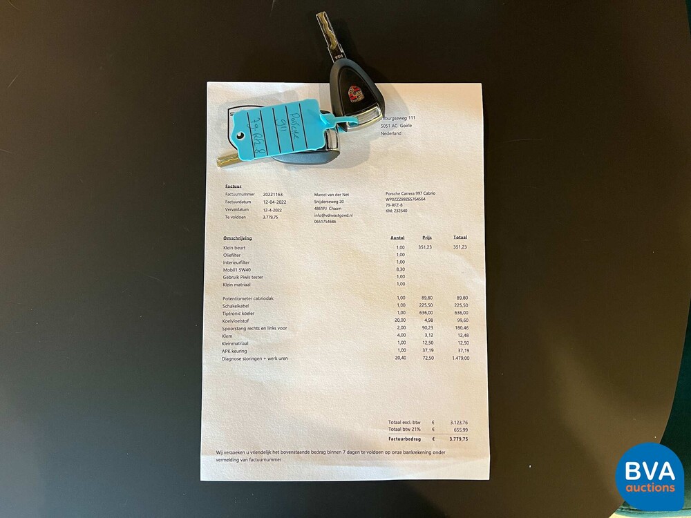 Porsche 911 3.8 Carrera 4S SportChrono Cabriolet 355pk 2006, 79-RFZ-8.