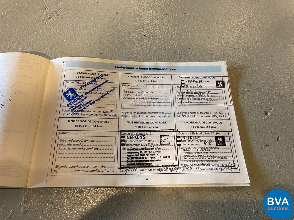 Peugeot 307 1.4 XR 75PS 2002 -Org. NL-, 52-JL-HT.