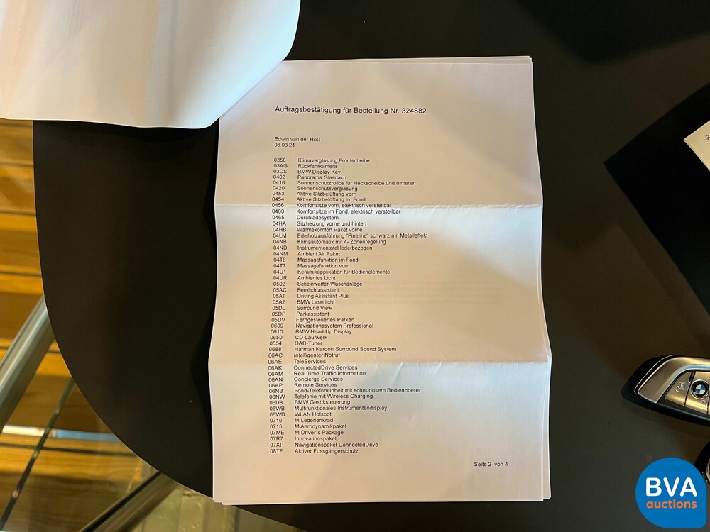 BMW M760Li xDrive M-Sport V12 7er LANG 609pk 2016 G12, L-128-BS.