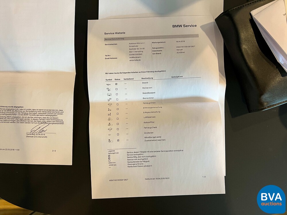 BMW M760Li xDrive M-Sport V12 7er LANG 609pk 2016 G12, L-128-BS.