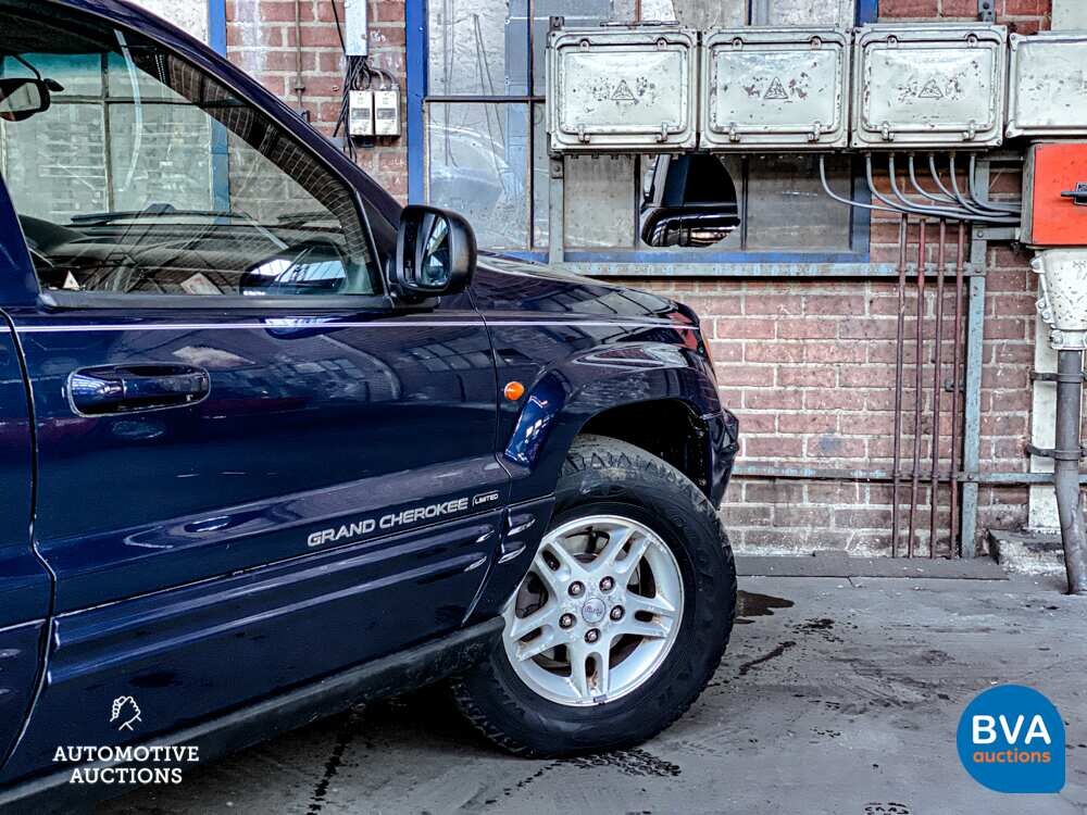 Jeep Grand Cherokee 4.7i V8 Limited 223pk 2000 -Org. NL-, 16-GB-HX
