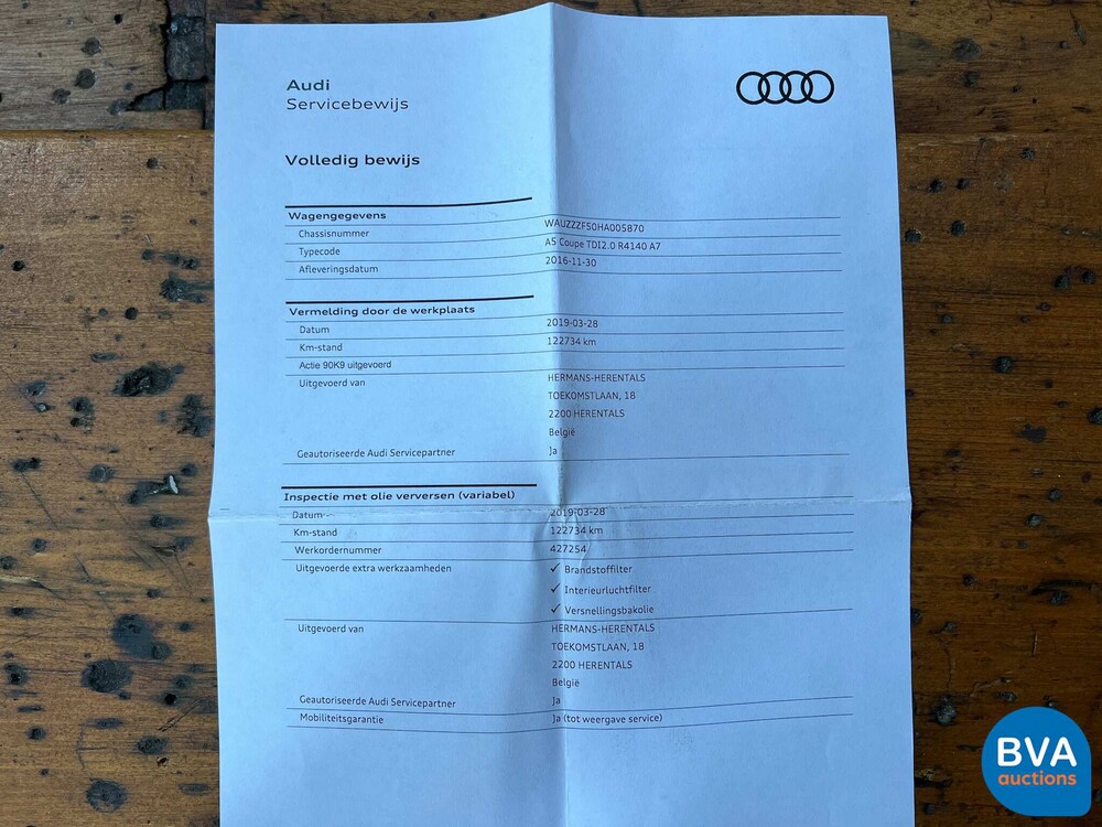Audi A5 2.0 TDi S-Line Coupe 190hp Virtual Cockpit 2016.