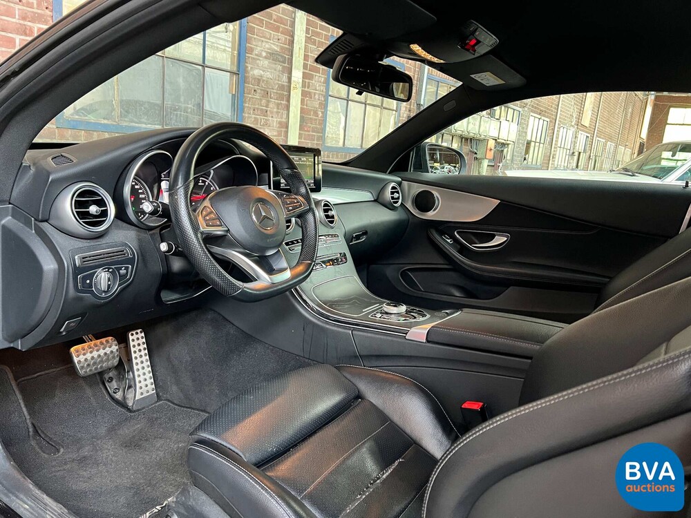 2017 Mercedes-Benz C180 Coupe AMG Premium Plus 156pk, G-955-VT.