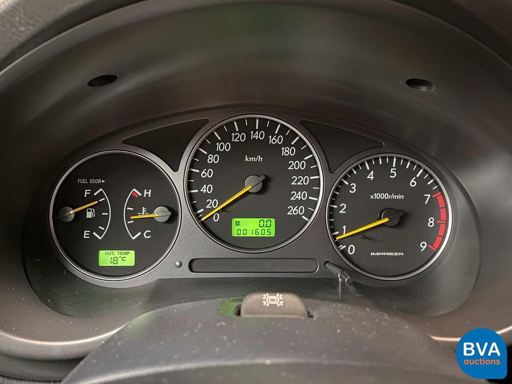 Subaru Impreza 2.0 WRX 4x4 Turbo 219pk 2002 -NIEUW-