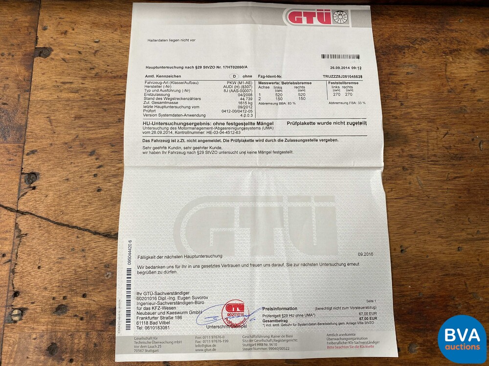 Audi TT FSI Roadster 2.0 200pk 2008