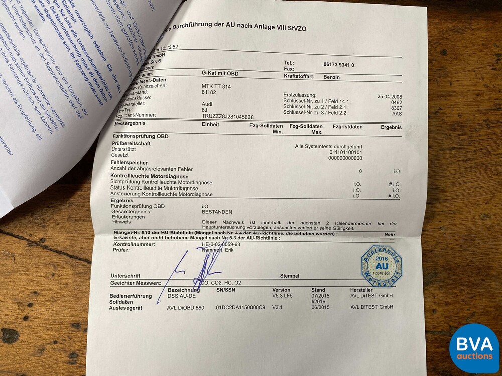 Audi TT FSI Roadster 2.0 200pk 2008