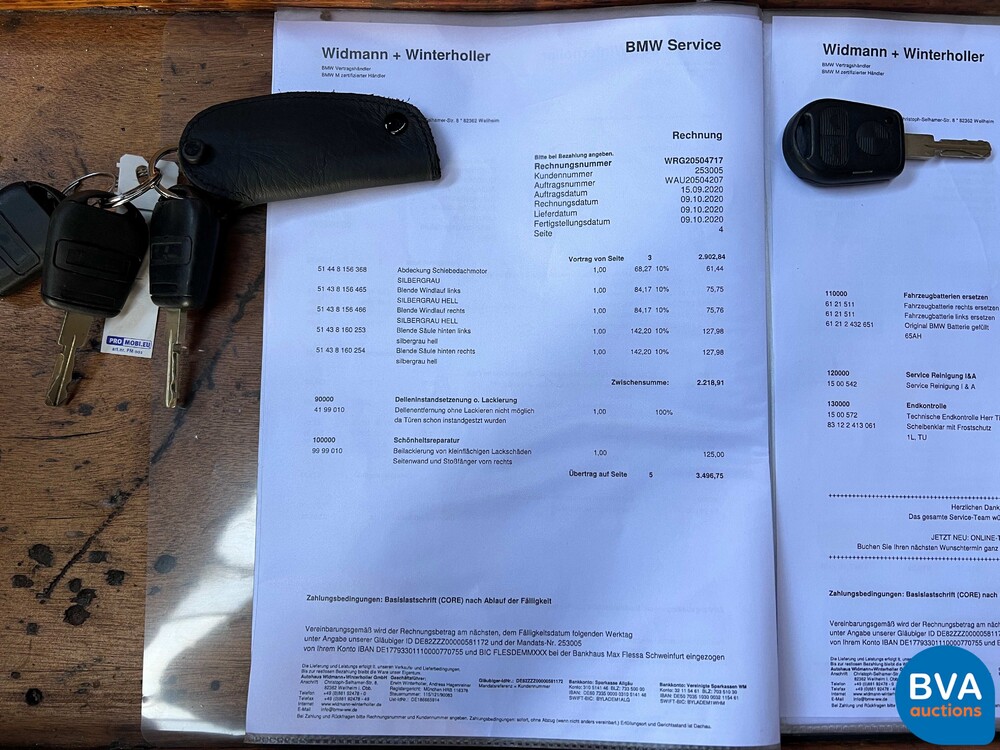 BMW 850Ci 5.4 V12 326pk M73 1 of 1218 8-Serie 1998