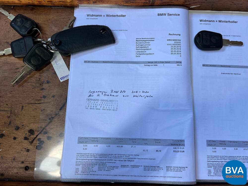 BMW 850Ci 5.4 V12 326pk M73 1 of 1218 8-Serie 1998