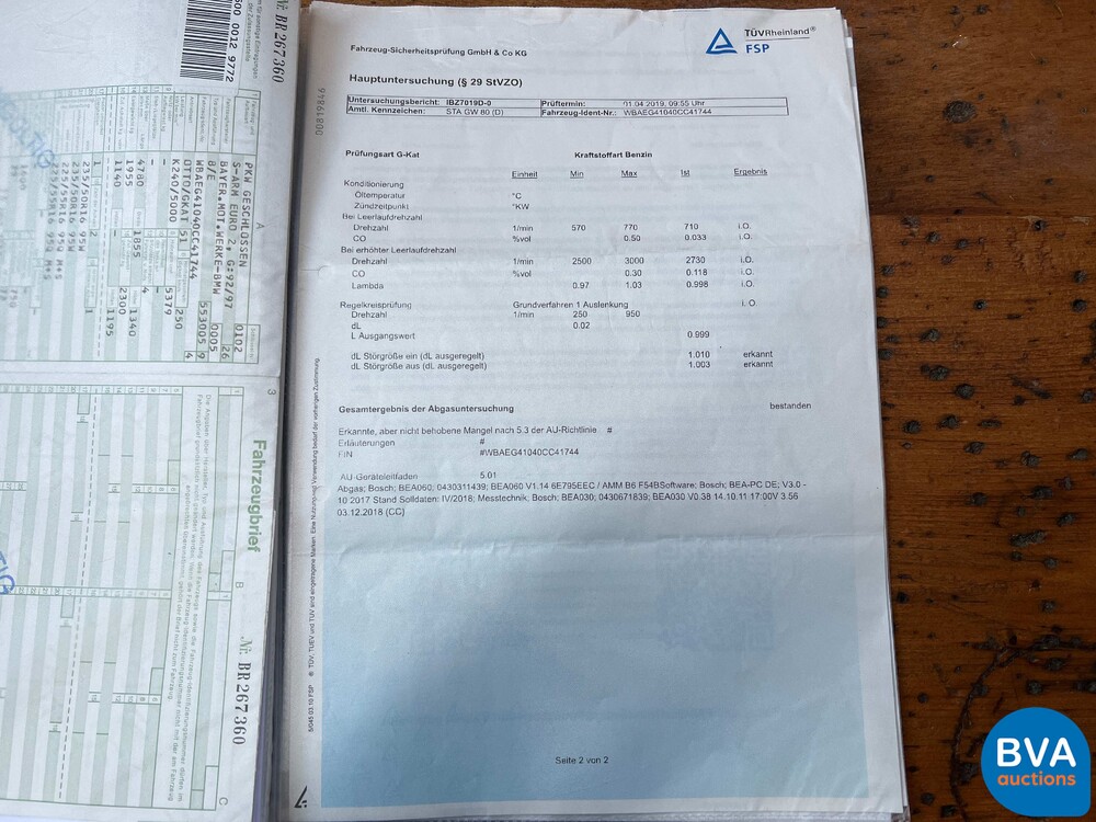 BMW 850Ci 5.4 V12 326pk M73 1 of 1218 8-Serie 1998