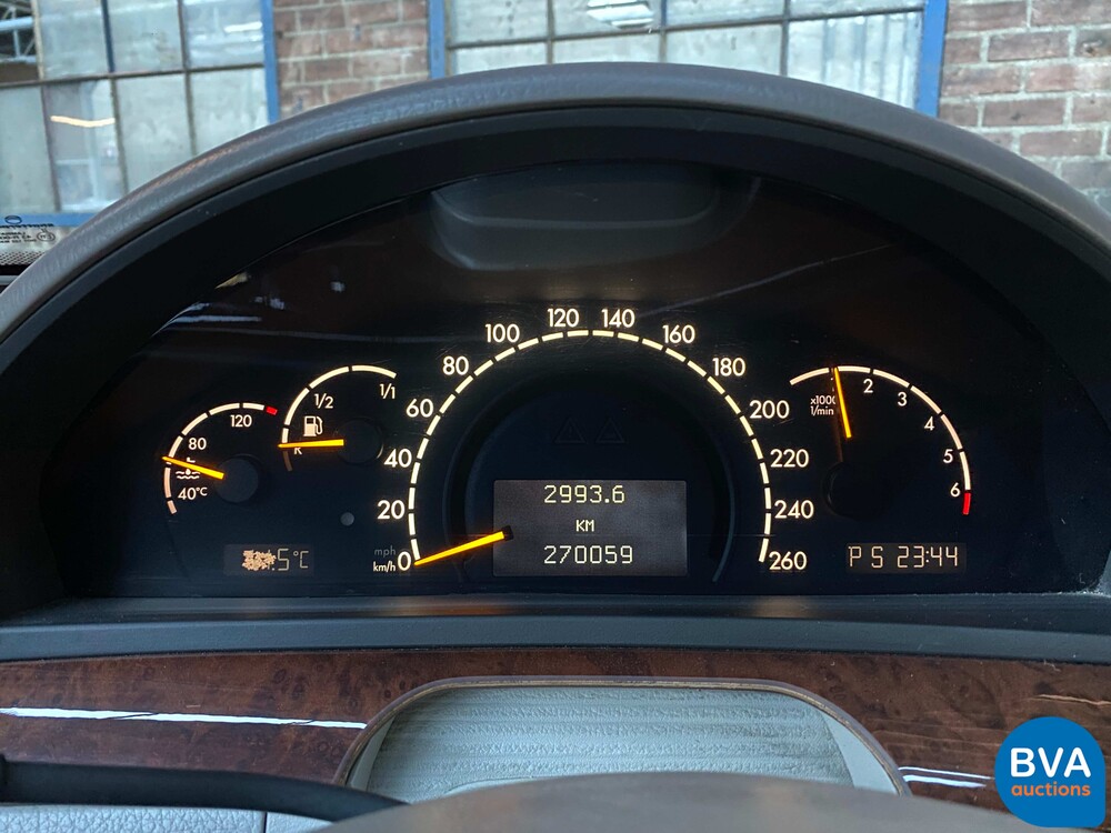 Mercedes-Benz S320 V6 224pk 1999 -Org. NL- S-Klasse, XS-SJ-16