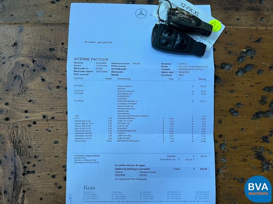 Mercedes-Benz CLK200 AMG Elegance Coupé 136pk 2000 CLK-klasse, 12-FK-XL
