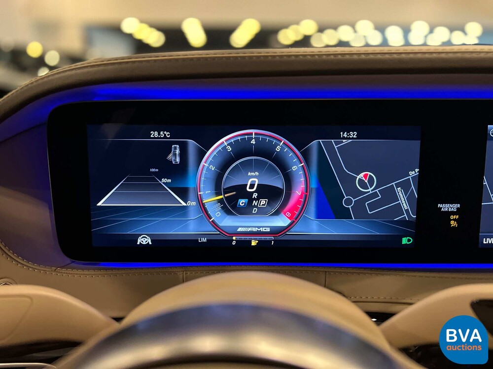 Mercedes-Benz S63 Lang AMG 4Matic+ S-Klasse 612PS 2018 FACELIFT -Org. NL-, TJ-542-H.