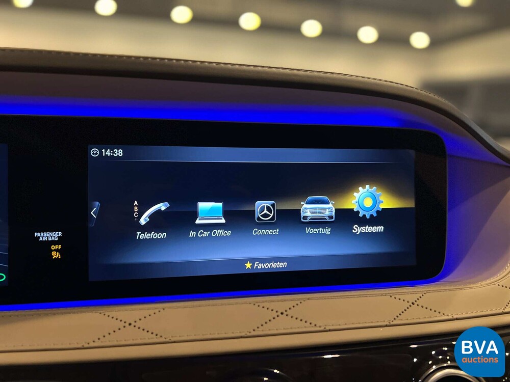 Mercedes-Benz S63 Lang AMG 4Matic+ S-Klasse 612PS 2018 FACELIFT -Org. NL-, TJ-542-H.