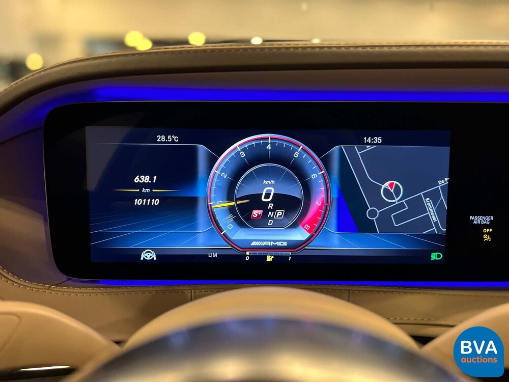 Mercedes-Benz S63 Lang AMG 4Matic+ S-Klasse 612PS 2018 FACELIFT -Org. NL-, TJ-542-H.