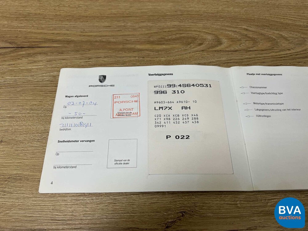 Porsche 911 996 3.6 Carrera Cabriolet 320PS 2004 -Org. NL-, 50-PH-TS.
