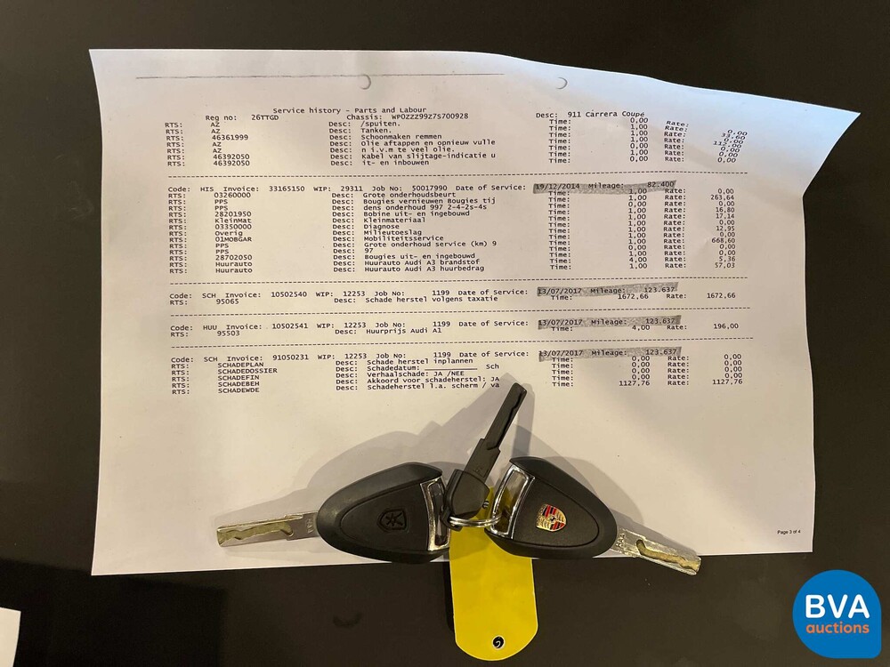 Porsche 911 997 3.6 Carrera 325PS 2007 -Org. NL-, 26-TT-GD.