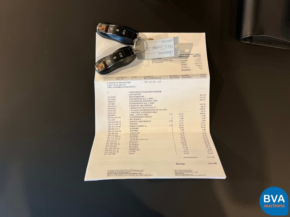 Porsche 911 Turbo S 991 SportChrono 560PS 2014.