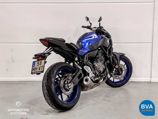 2017 Yamaha MT07 Naked Tour 75 PS, 58-MH-VT.