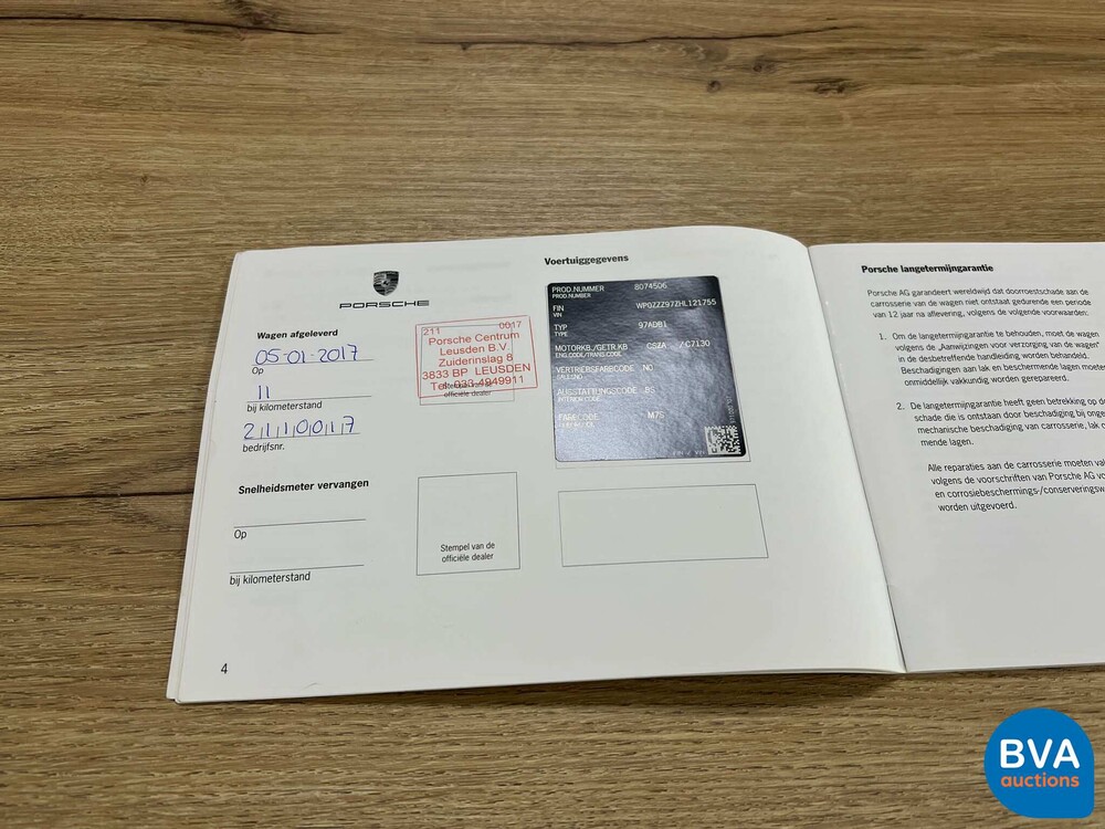 Porsche Panamera 4S 2.9 V6 441PS 2017 Neues Modell -Org. NL-, NB-501-G.