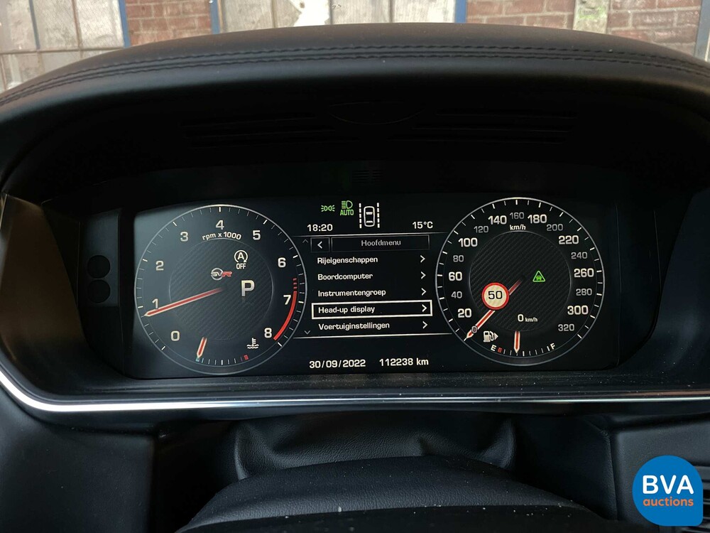 Land Rover Range Rover Sport SVR 5.0 V8 Supercharged 551pk 2016, H-489-SR