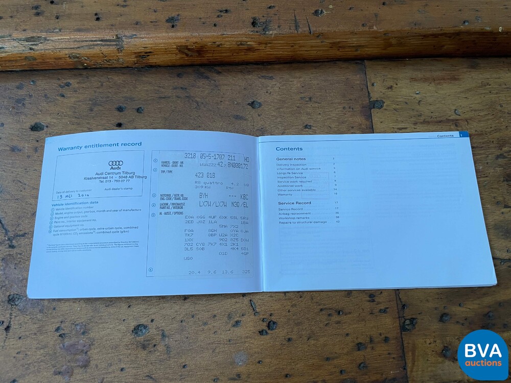 Audi R8 4.2 FSI Quattro R-Tronic6 420pk 2010 -Org. NL-, 84-KRK-7