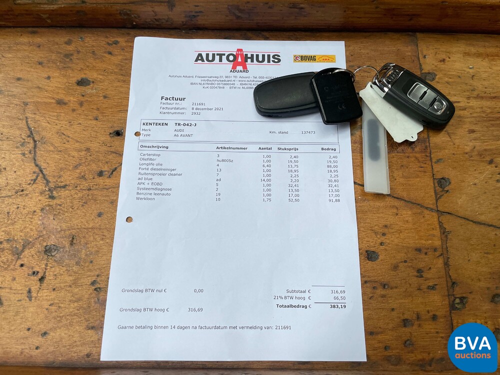 Audi A6 Avant S-Line 3.0 V6 TDI BiT quattro Competition 326pk 2016, TR-042-J