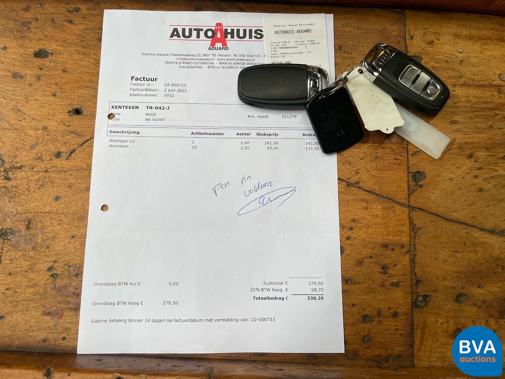 Audi A6 Avant S-Line 3.0 V6 TDI BiT quattro Competition 326pk 2016, TR-042-J