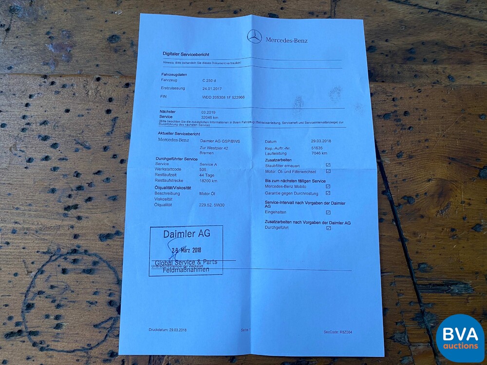 Mercedes-Benz C250 d Coupé 204pk 2017 C-Klasse, TK-529-B