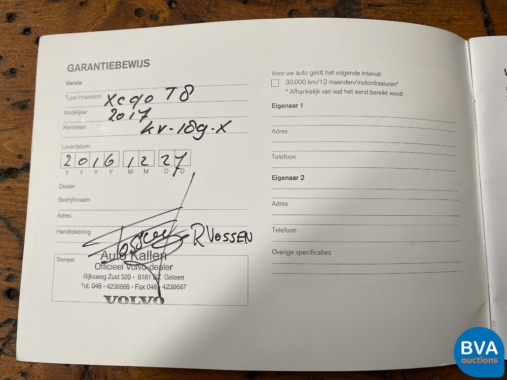 Volvo XC90 T8 7-Pers 408pk Orig. NL 2016, KV-189-X