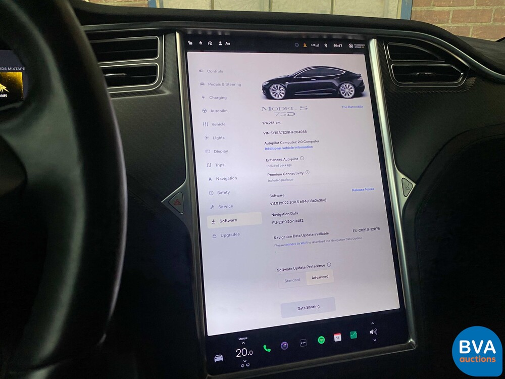 Tesla Model S 75D Base 476pk 2017 FACELIFT -Org. NL-,  PT-584-S