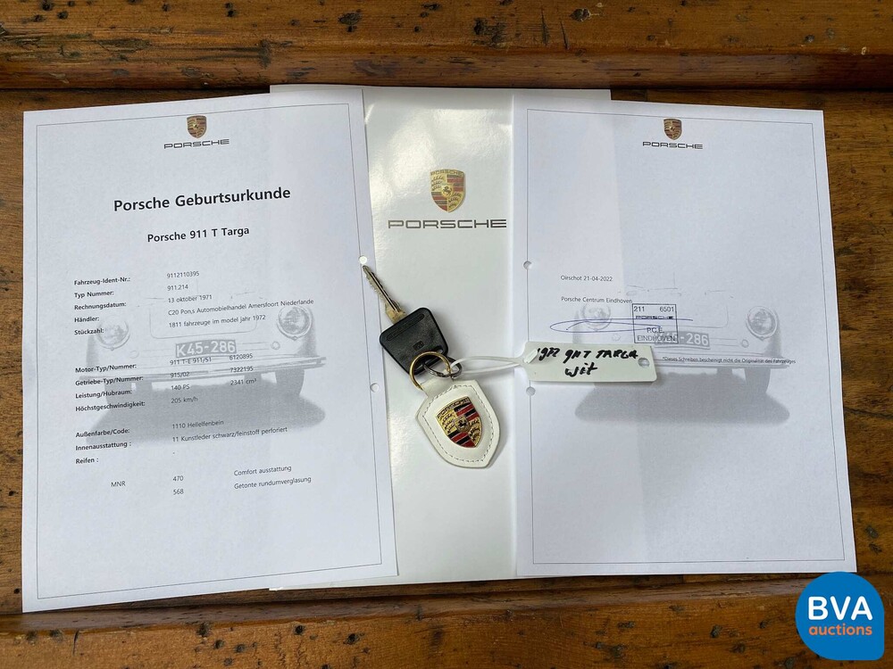 Porsche 911 T 2.4 Targa Ölventil 140PS 1972.