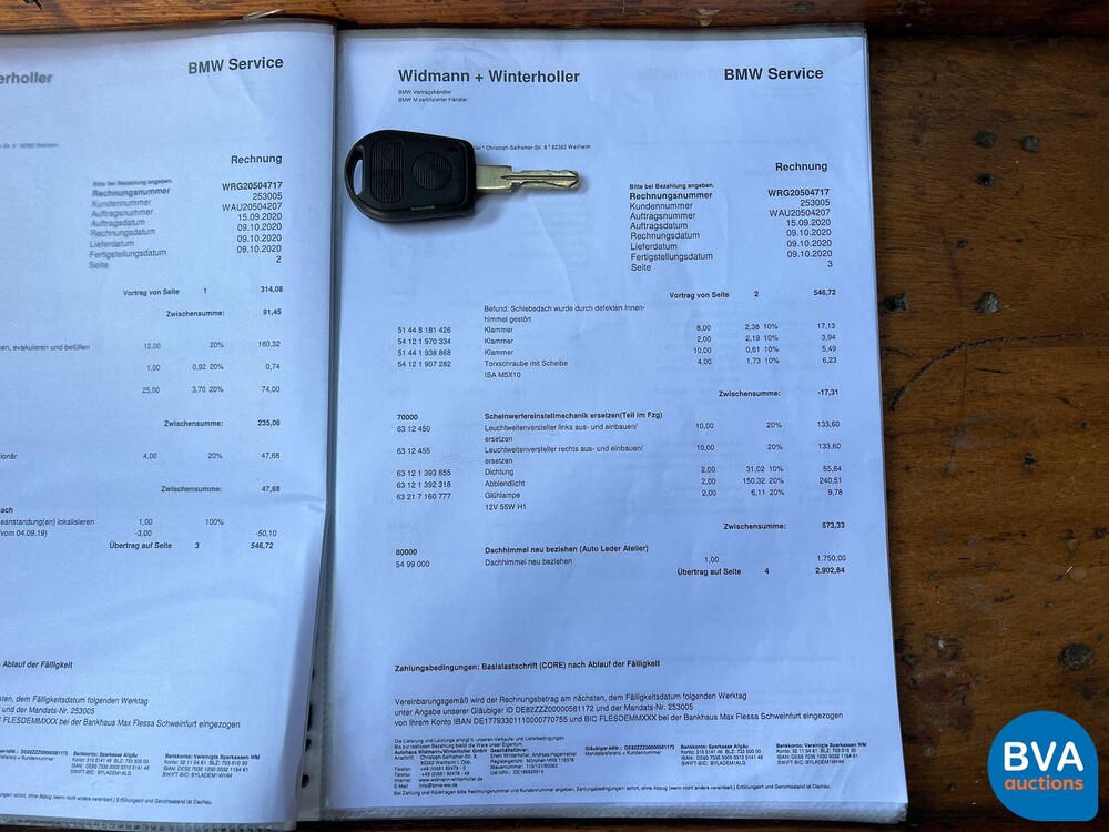 BMW 850 Ci5.4 V12 326pk M73 1 oder 1218 8er Serie 1998.