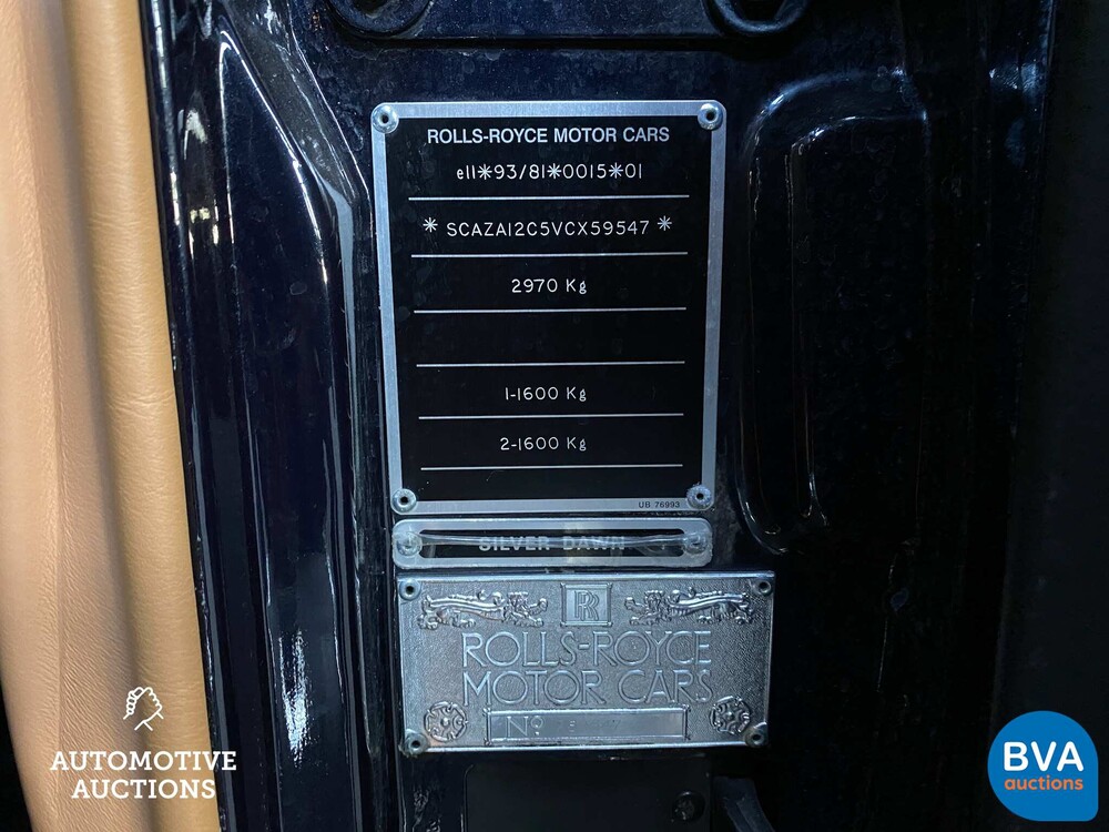 Rolls-Royce Silver Dawn 6.8 V8 -25.000 km! - 1996.