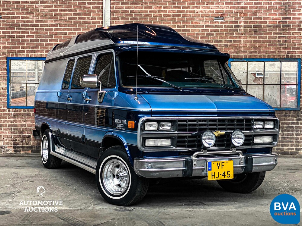 Chevrolet Chevy Van Globemaster 6.5 G20 148PS 1995 -Org. NL-, VF-HJ-45.