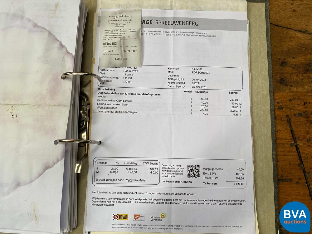 Porsche 924 Bieber Cabrio 2.0 125 PS 1976, 44-JZ-00.