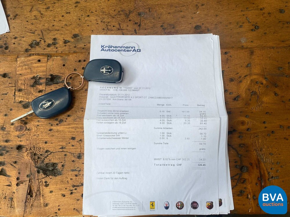 Maserati Quattroporte Executive GT4.2 V8 400PS 2006 -YOUNGTIMER-.