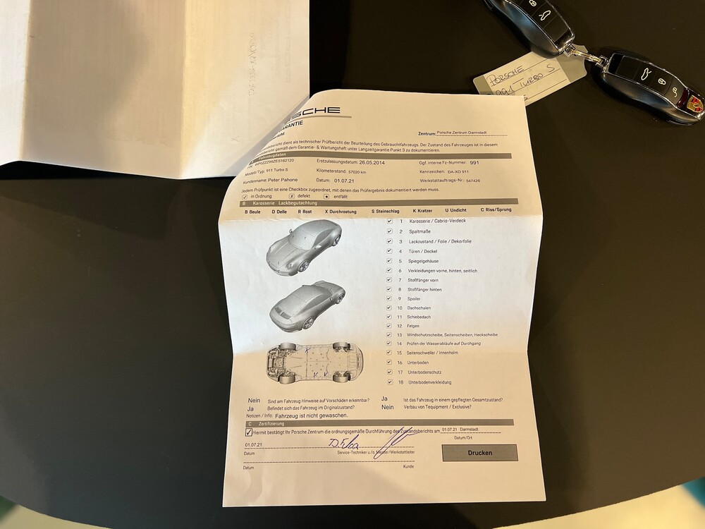 Porsche 911 Turbo S 991 SportChrono 560PS 2014.