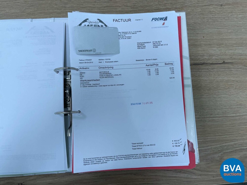 Jaguar Mark V DHC 170 PS 1951, AM-72-75.