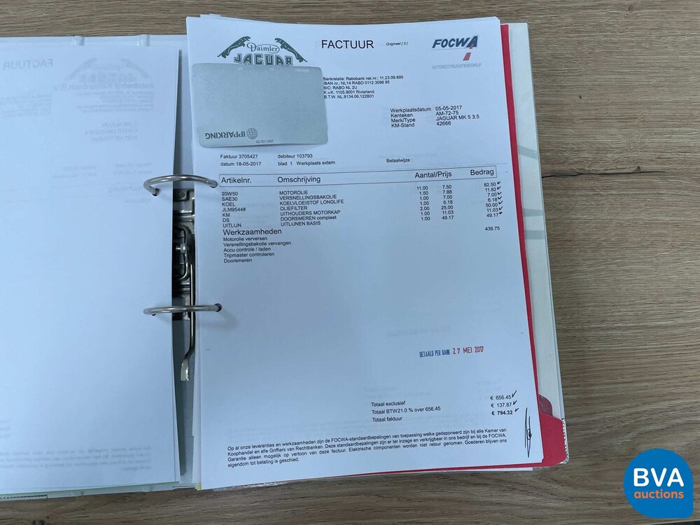 Jaguar Mark V DHC 170 PS 1951, AM-72-75.