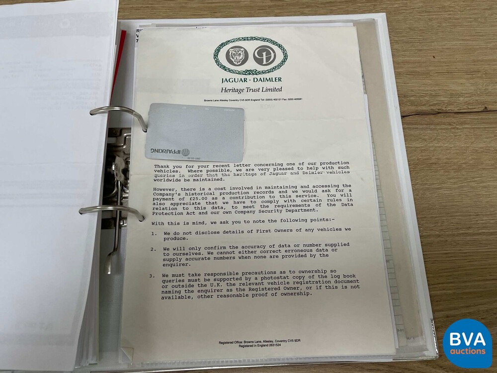 Jaguar Mark V DHC 170 PS 1951, AM-72-75.