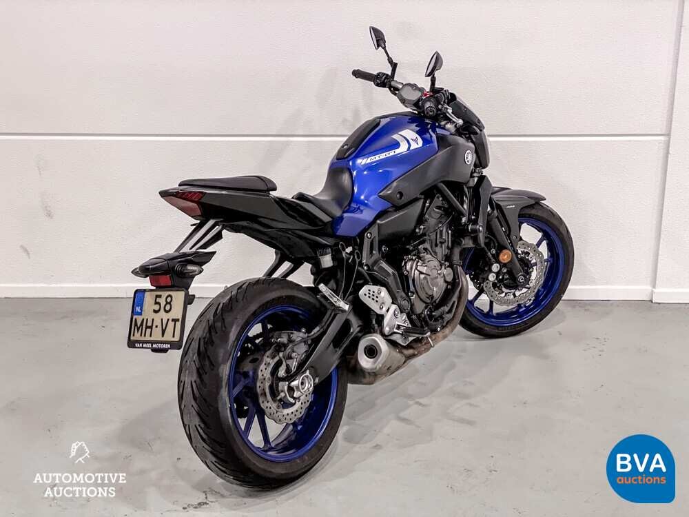 2017 Yamaha MT07 Naked Tour 75 PS, 58-MH-VT.