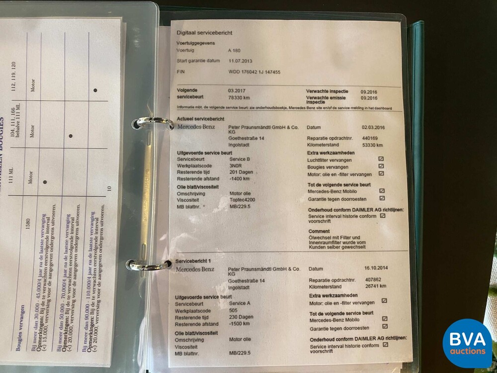 Mercedes-Benz A180 Prestige A-Klasse 122 PS 2013, KG-616-H.